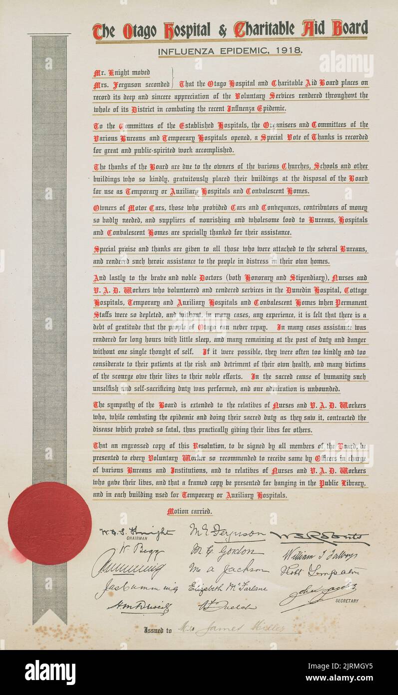 1918 influenza pandemic hi-res stock photography and images - Alamy