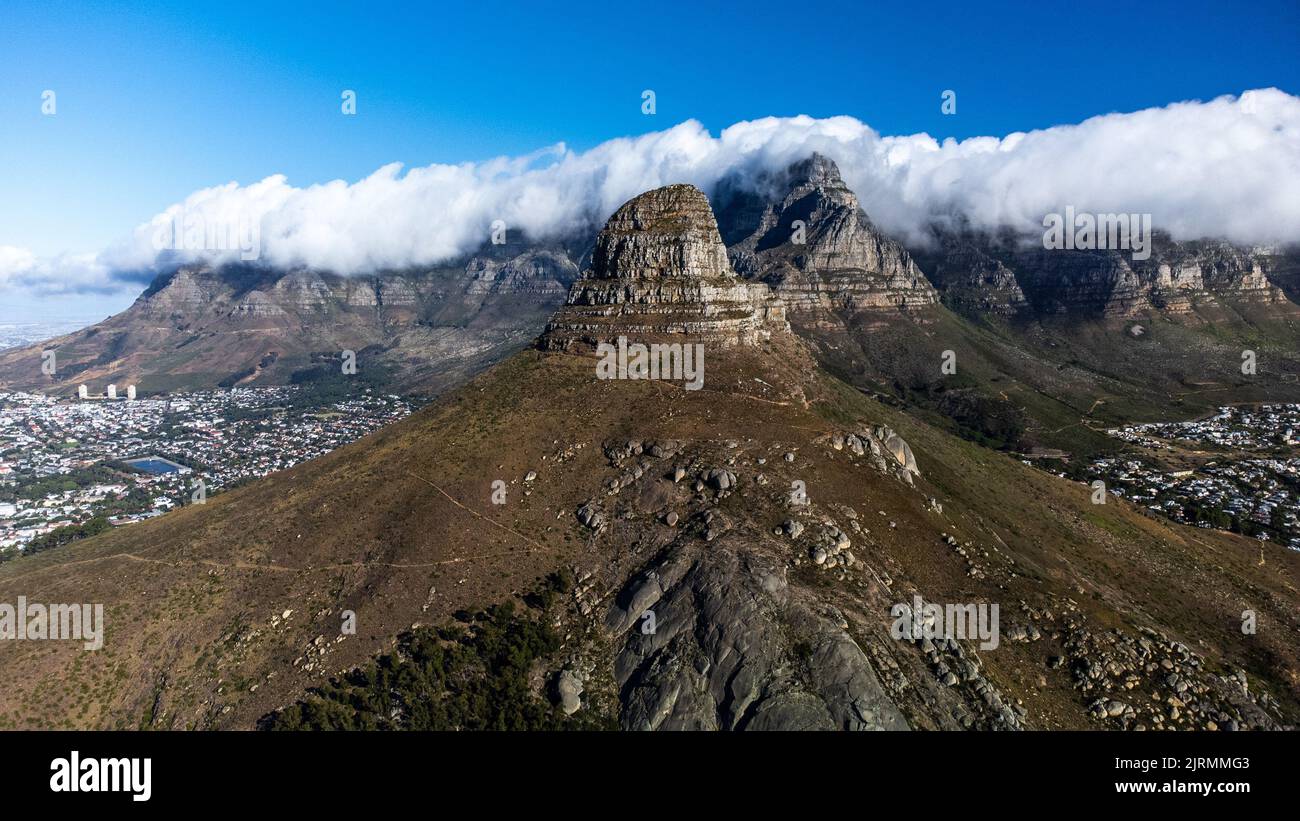 an-aerial-view-of-the-lion-s-head-mountain-in-cape-town-south-africa