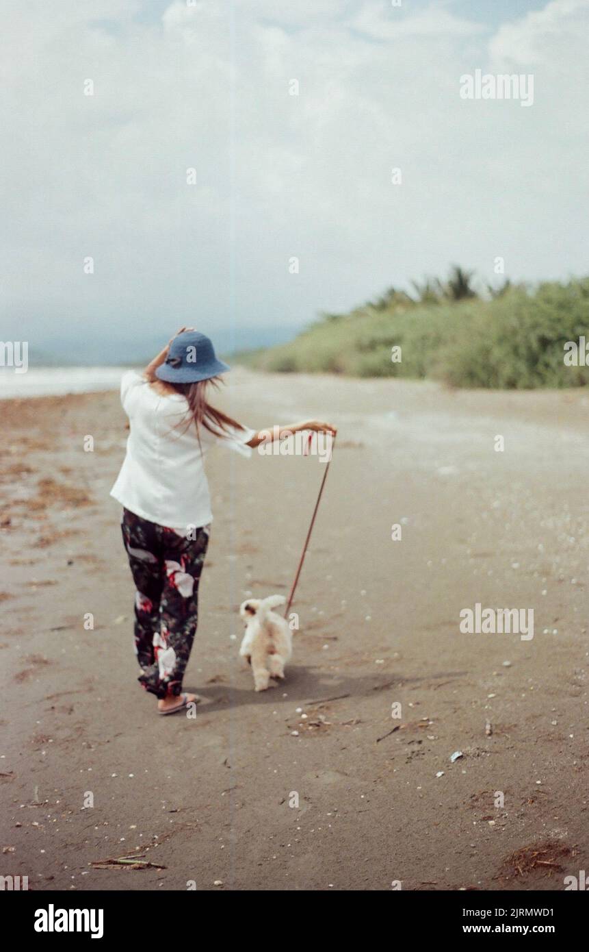 Beach Run Stock Photo
