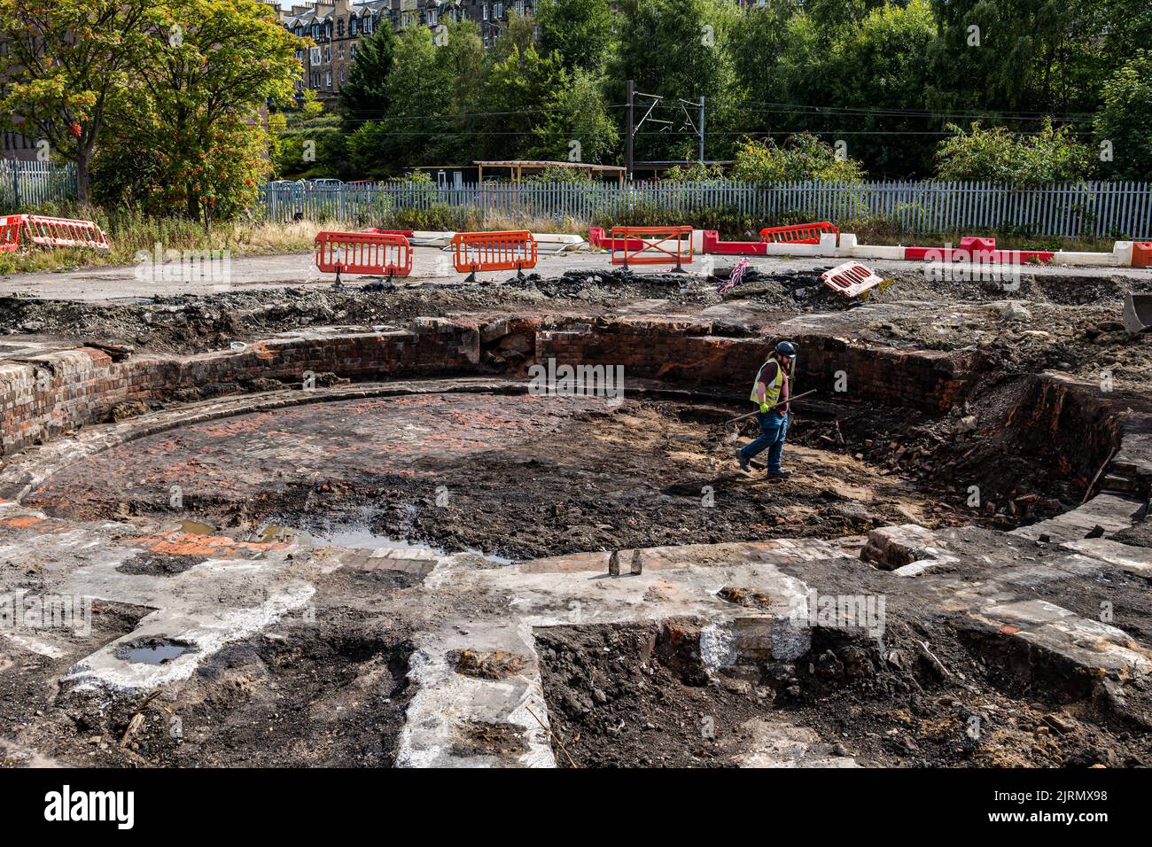 Remains Example Meadowbank, Edinburgh, Scotland, UK, 25th August 2022. Remains of ...