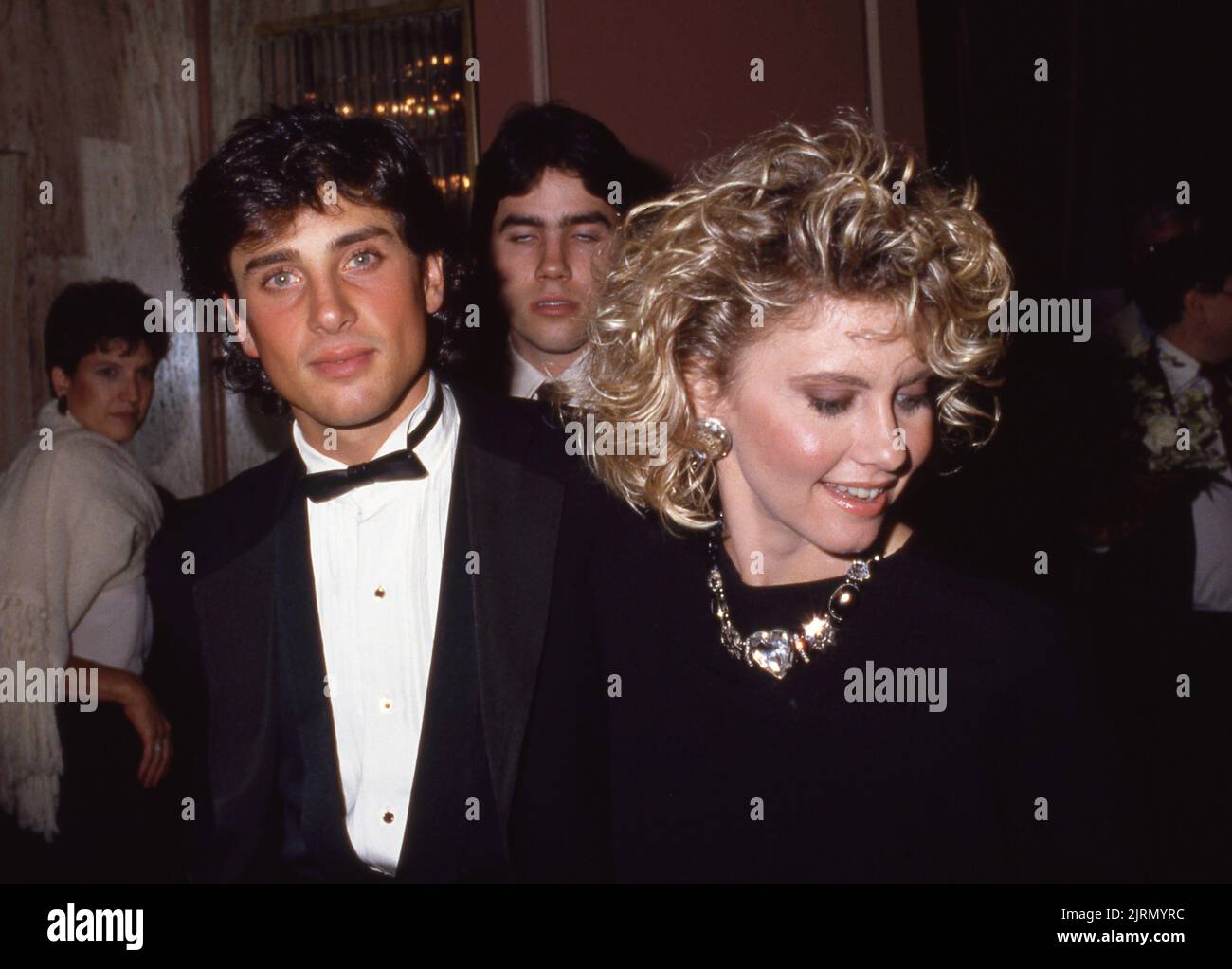 Olivia Newton-John  and Matt Lattanzi Circa 1980's Credit: Ralph Dominguez/MediaPunch Stock Photo