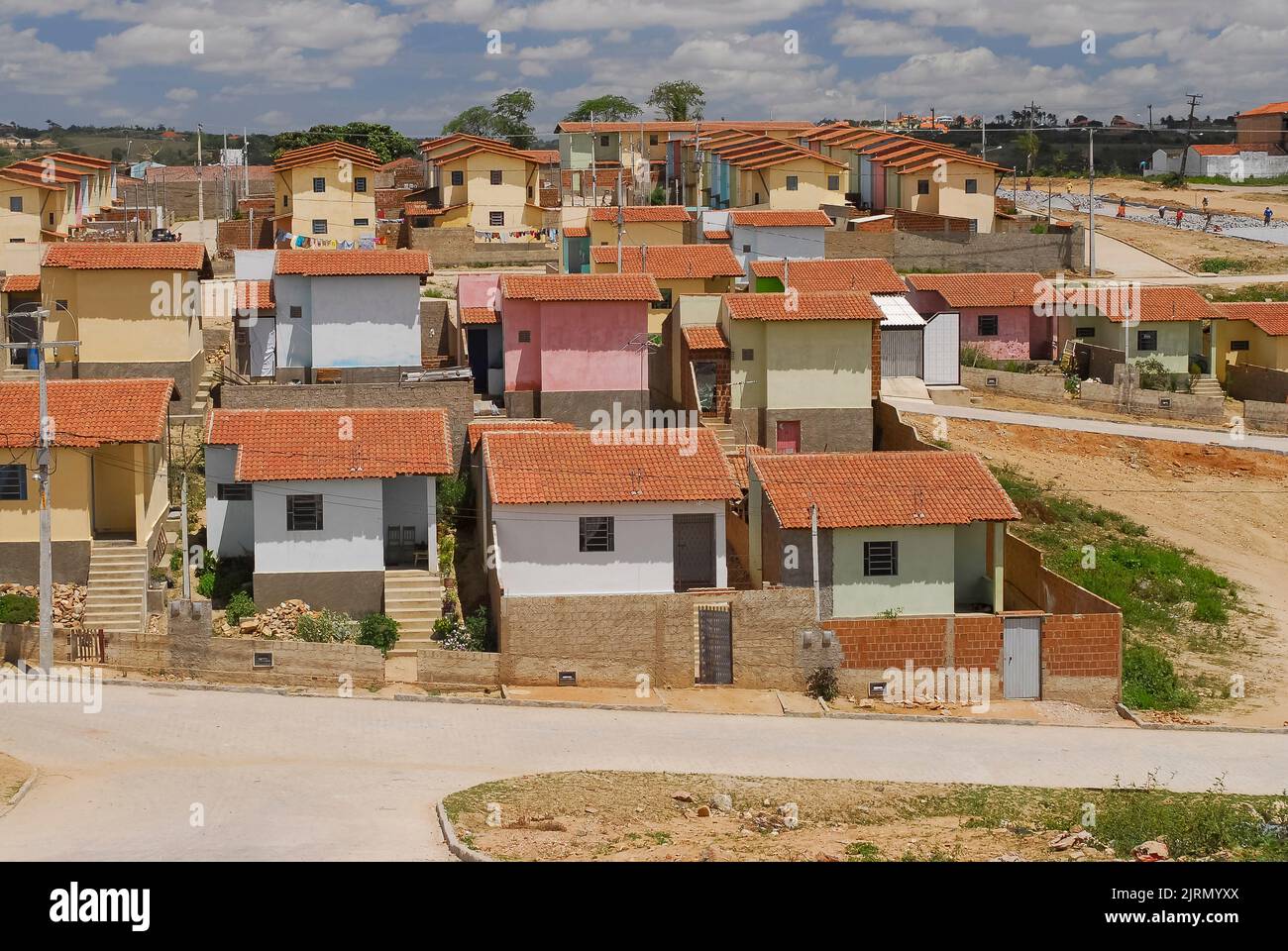 Popular houses built by the Brazilian government for