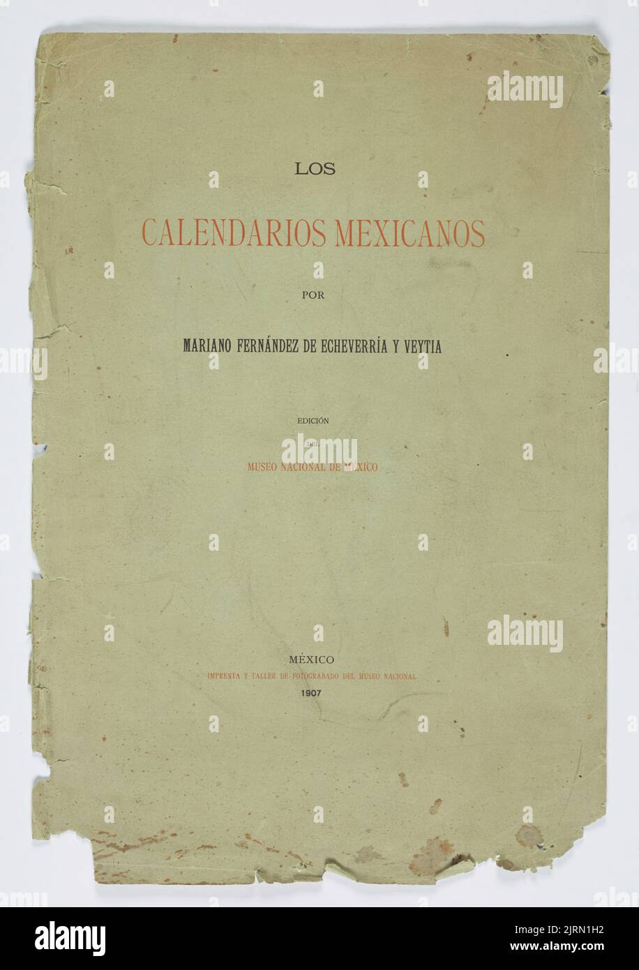 Los Calendarios Mexicanos, 1907, Mexico City, by Museo Nacional de