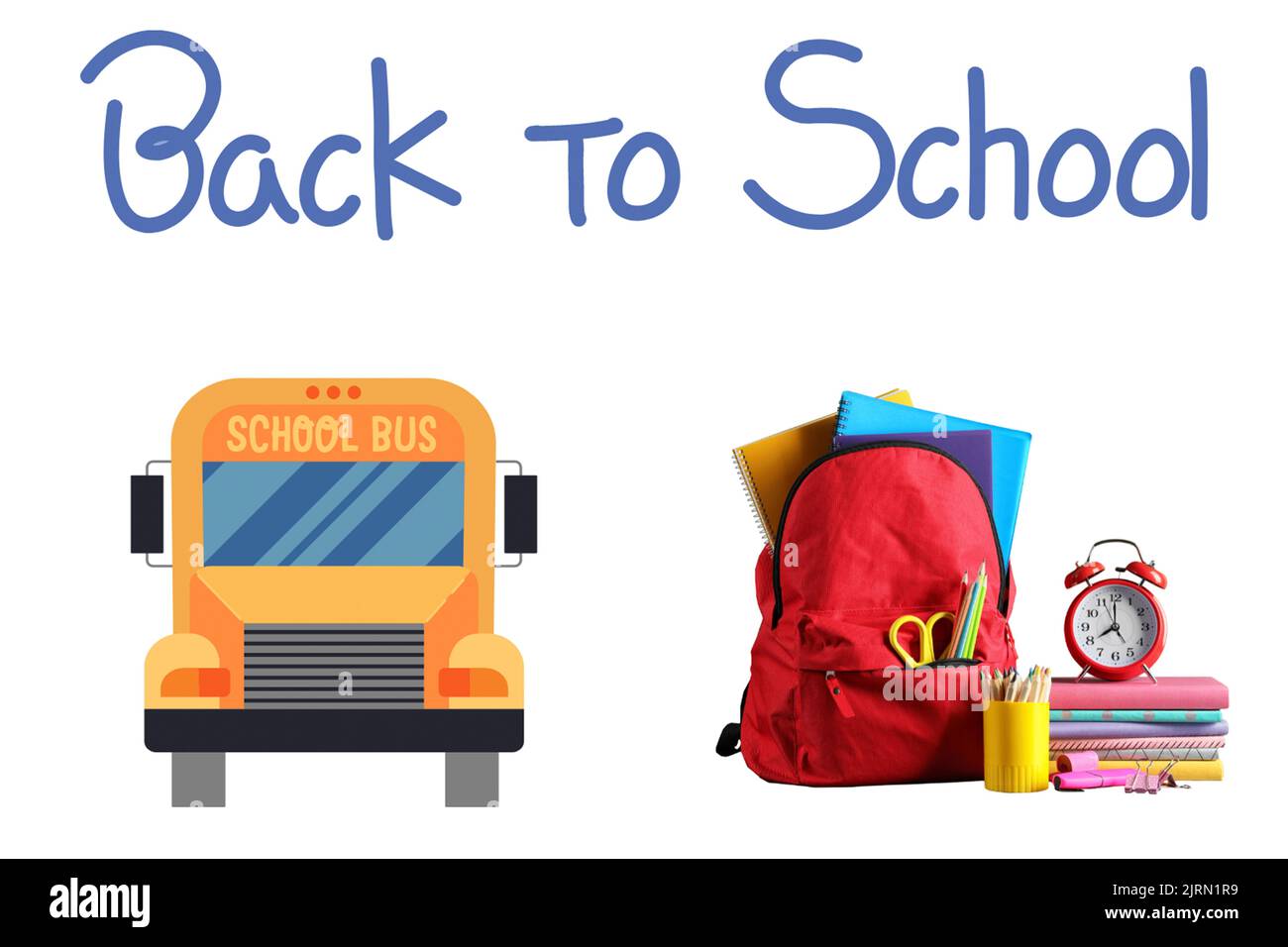 Back to school. Back to school 2022, pencils. White background with