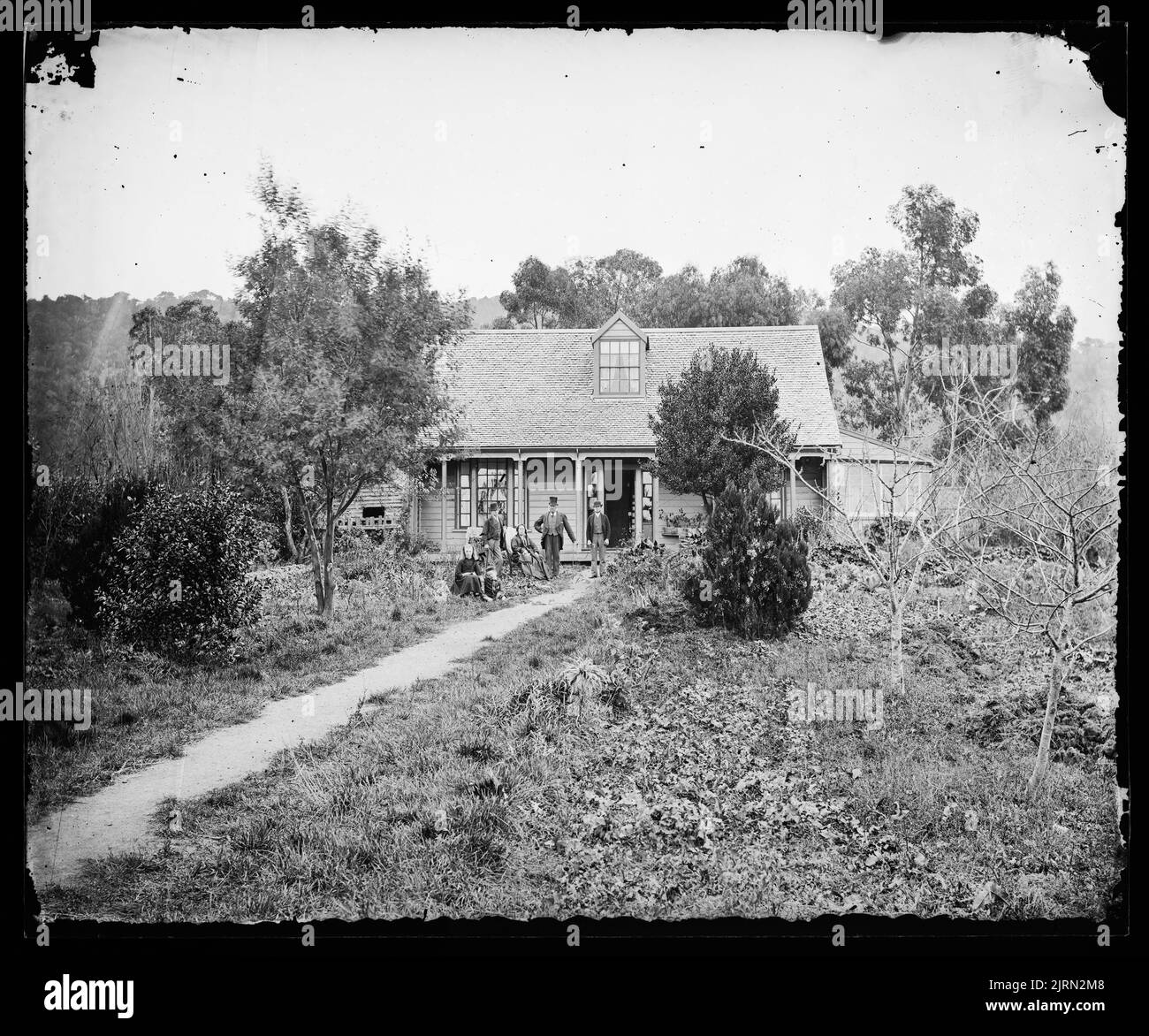 Property of Mr W. H. Fitchett, circa 1880, Lower Hutt, by James Bragge