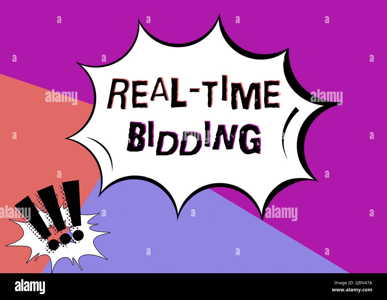 Text showing inspiration Real Time Bidding. Concept meaning Buy and ...