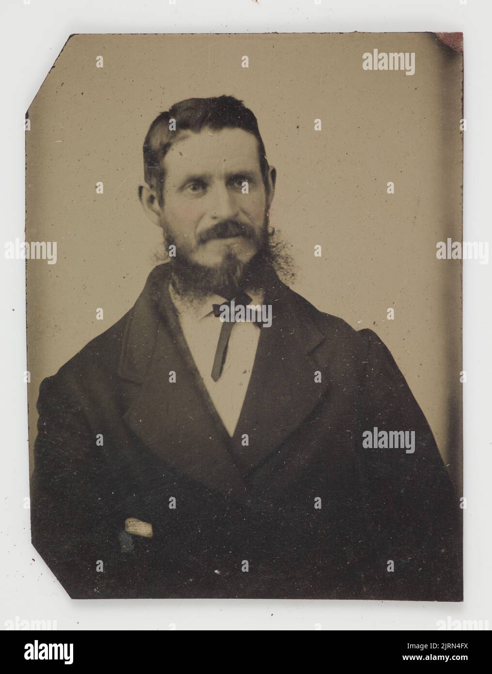 Portrait of a man, 1860s-1880s, maker unknown. Gift of Simon Knight, 2015. Stock Photo