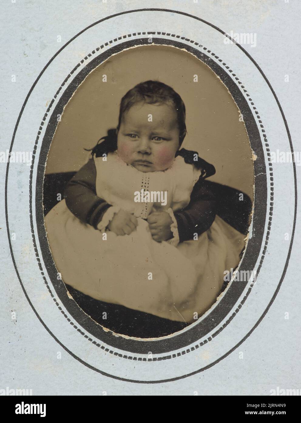 Portrait of a baby, 1860s-1880s, maker unknown. Gift of Simon Knight, 2015. Stock Photo