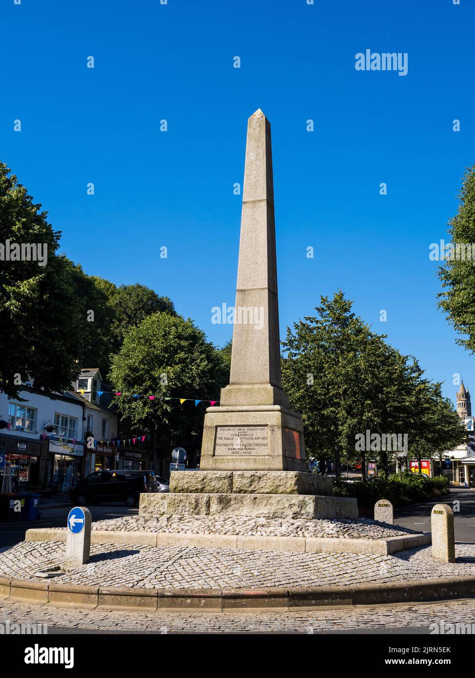 killigrew st falmouth war memorial, Falmouth, Cornwall, England, UK, GB. Stock Photo