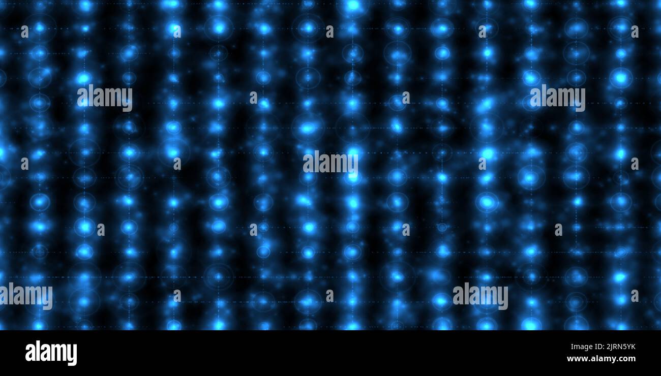 Abstract background imitating flickering lamps on a light board Stock Photo