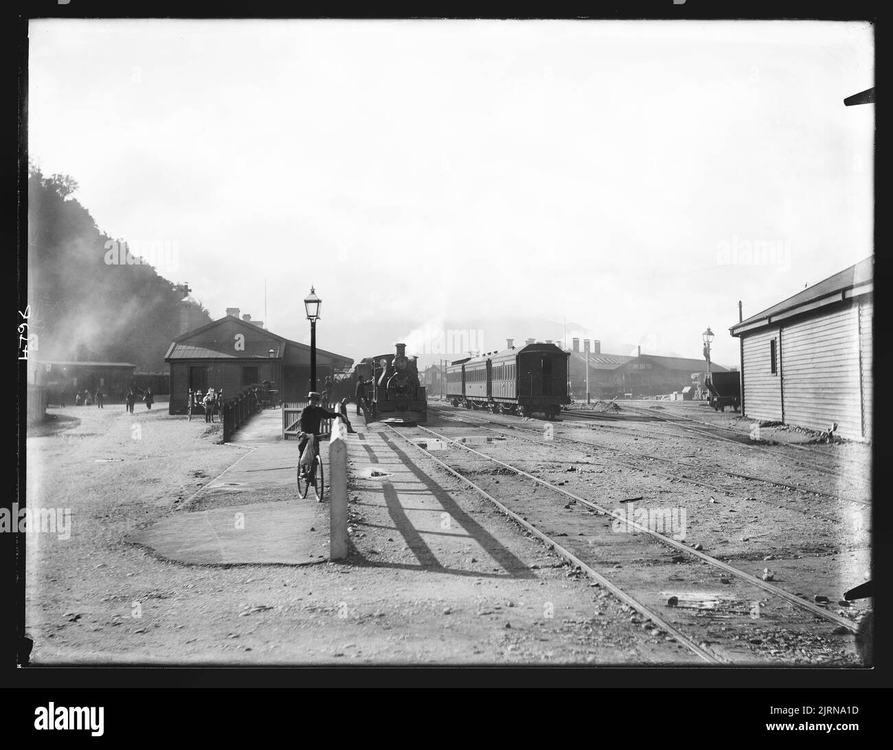 [Greymouth Railway Station], New Zealand, by Muir & Moodie. Stock Photo