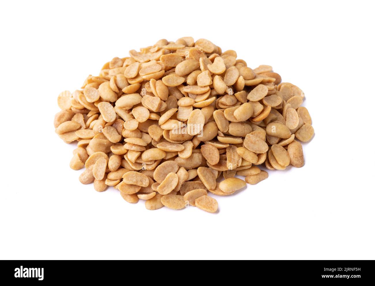 Fried soy beans snack isolated over white background Stock Photo Alamy