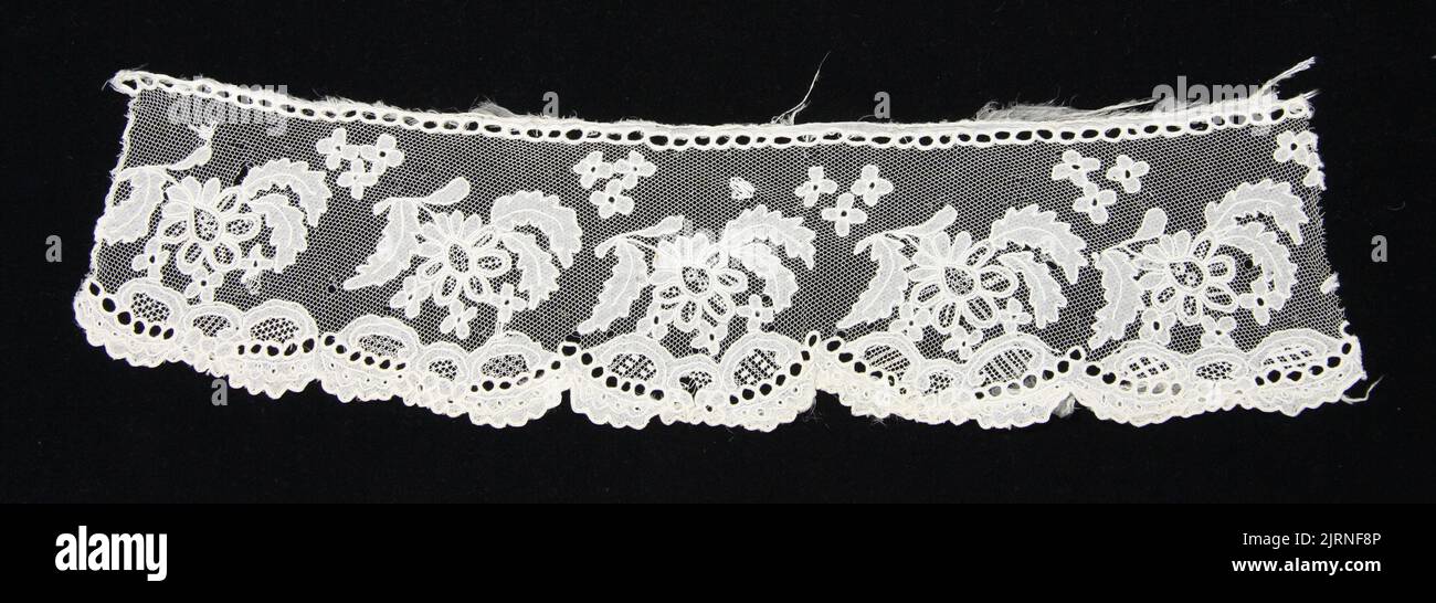Carrickmacross lace, 1900s, maker unknown. Acquisition history unknown. Stock Photo