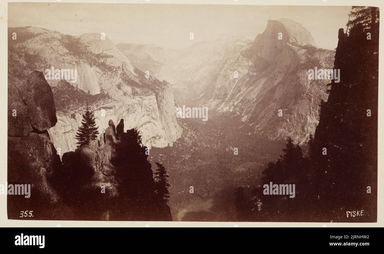 The Domes from Meoran's Point. From the album: photographs of Yosemite ...