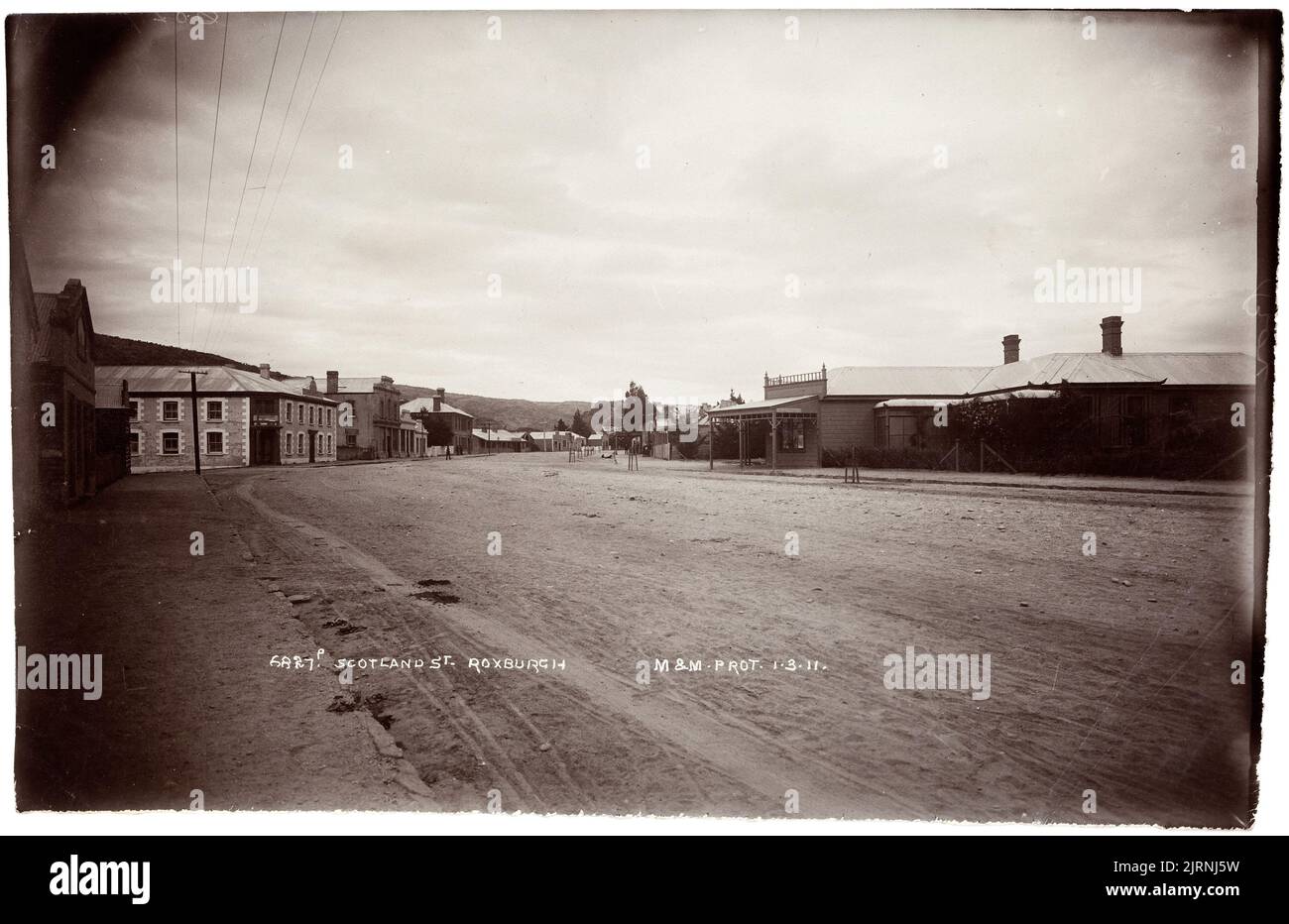 Old Roxburgh Scotland Street - Roxburgh, 01 March1911, Roxburgh, by Muir & Moodie ...