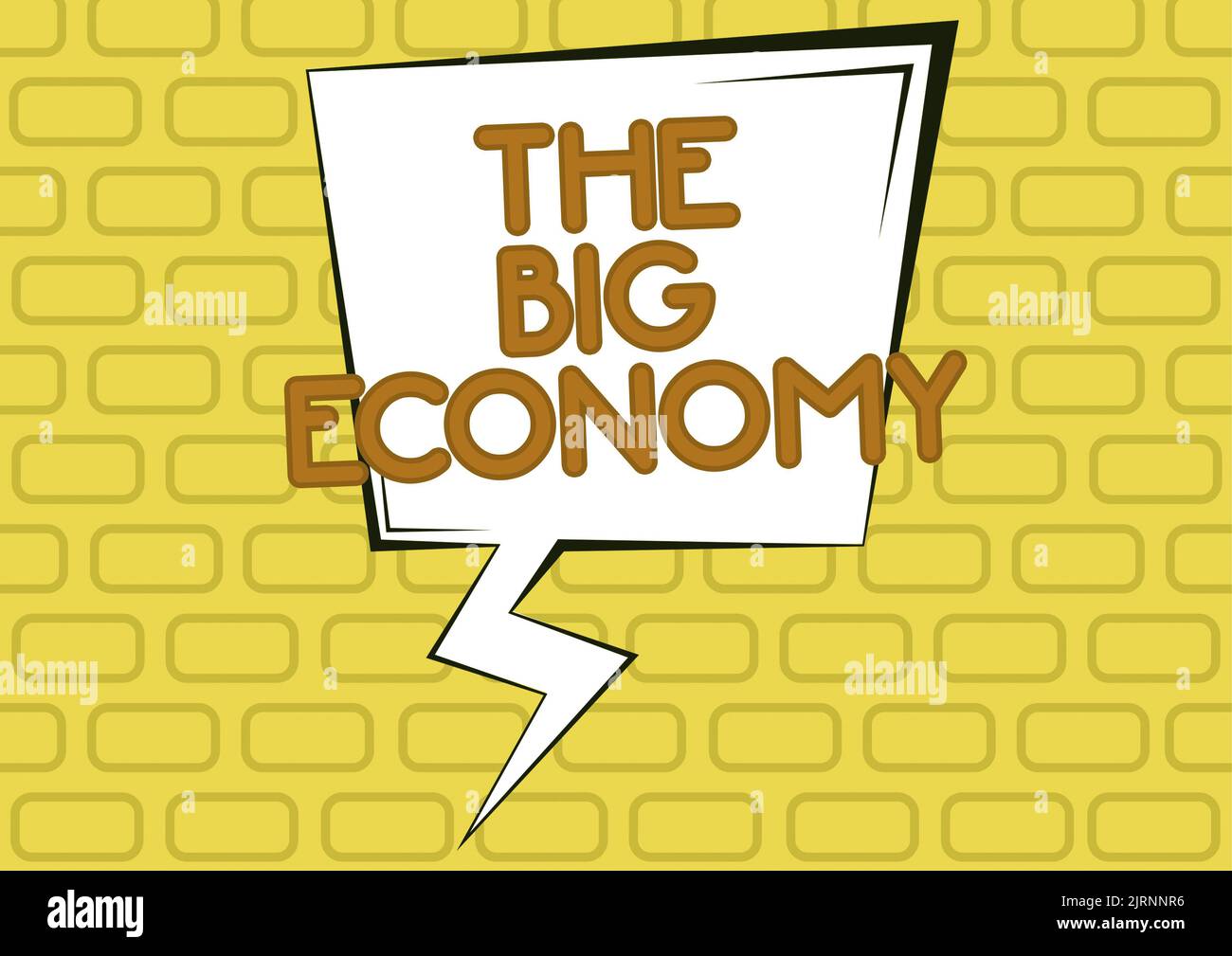 Conceptual display The Big Economy. Business approach Global finances