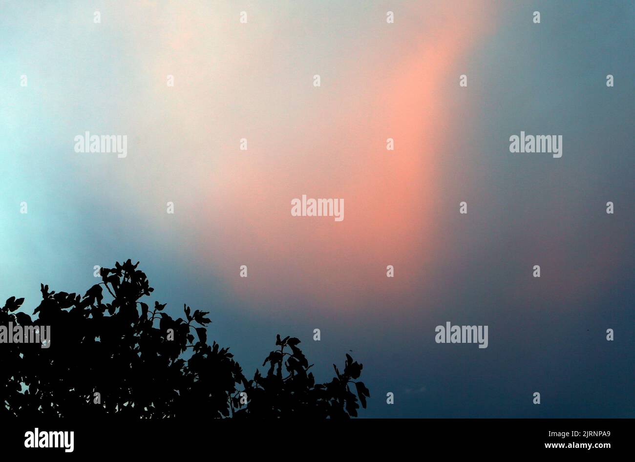 Morning sky Greece Stock Photo