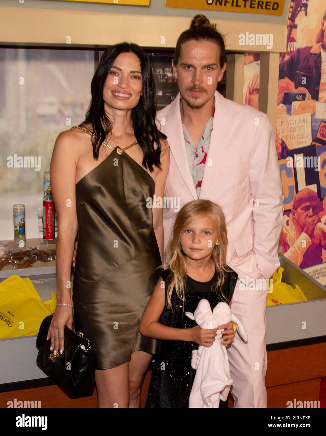 16 August 2022 - Los Angeles, California - (L-R) Jordan Monsanto, Logan Lee  Mewes, and Jason Mewes. Los