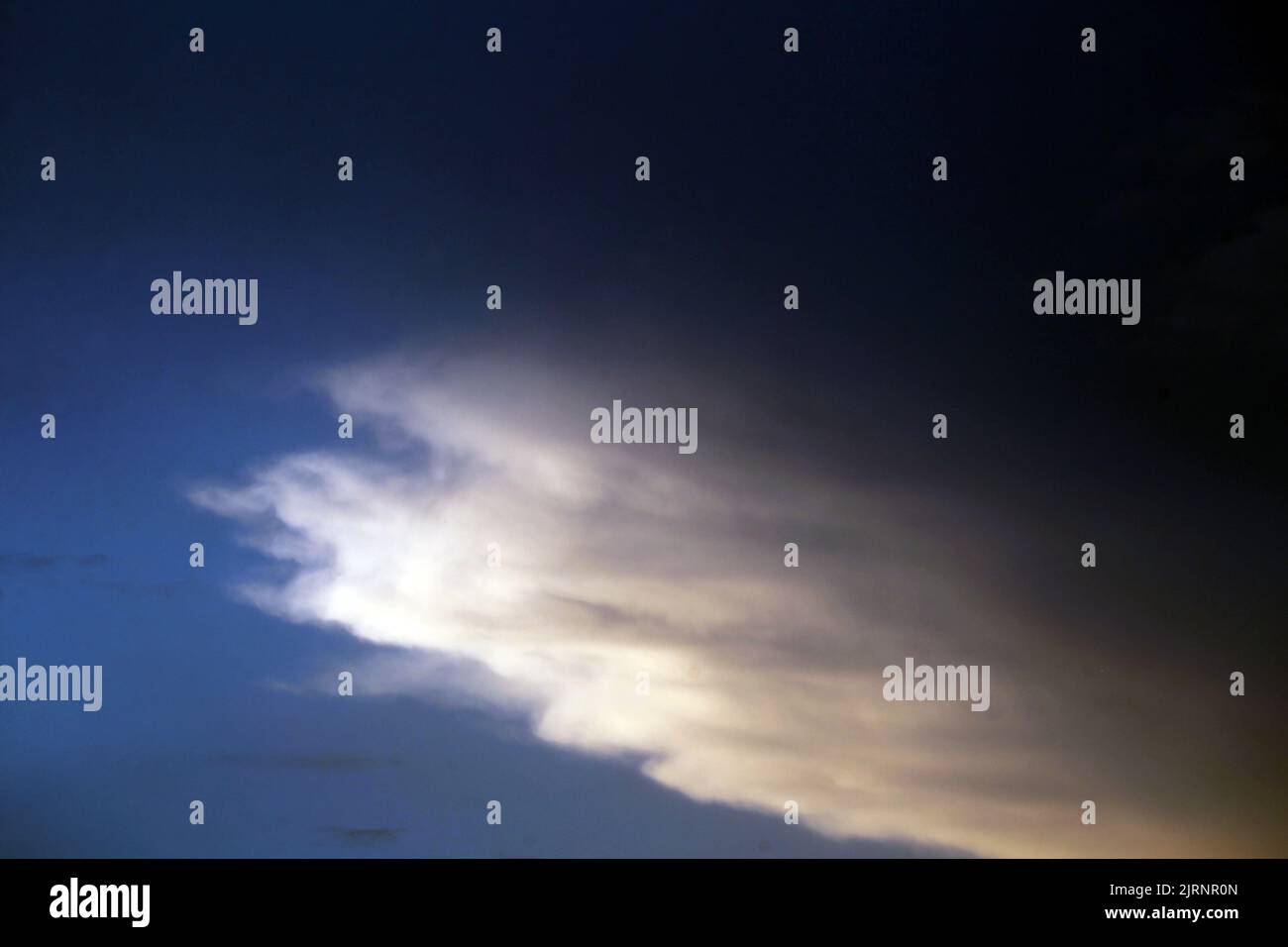 Morning sky Greece Stock Photo