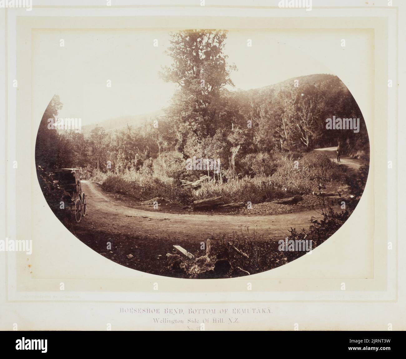 Horseshoe Bend, bottom of Remutaka [Rimutaka], Wellington side of Hill