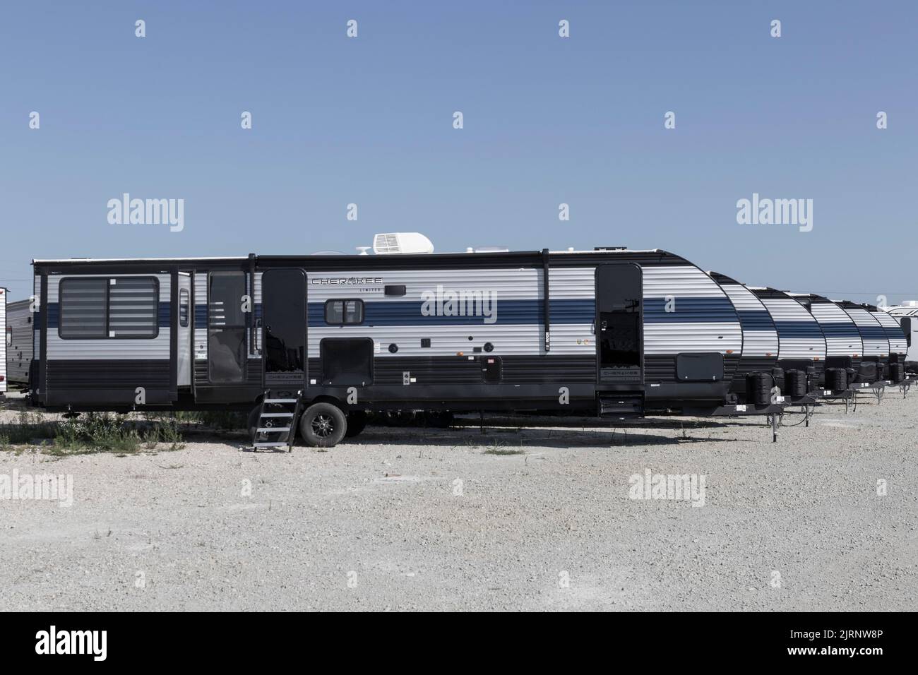 Bunker Hill - Circa August 2022: Cherokee Limited Travel Trailer Fifth ...