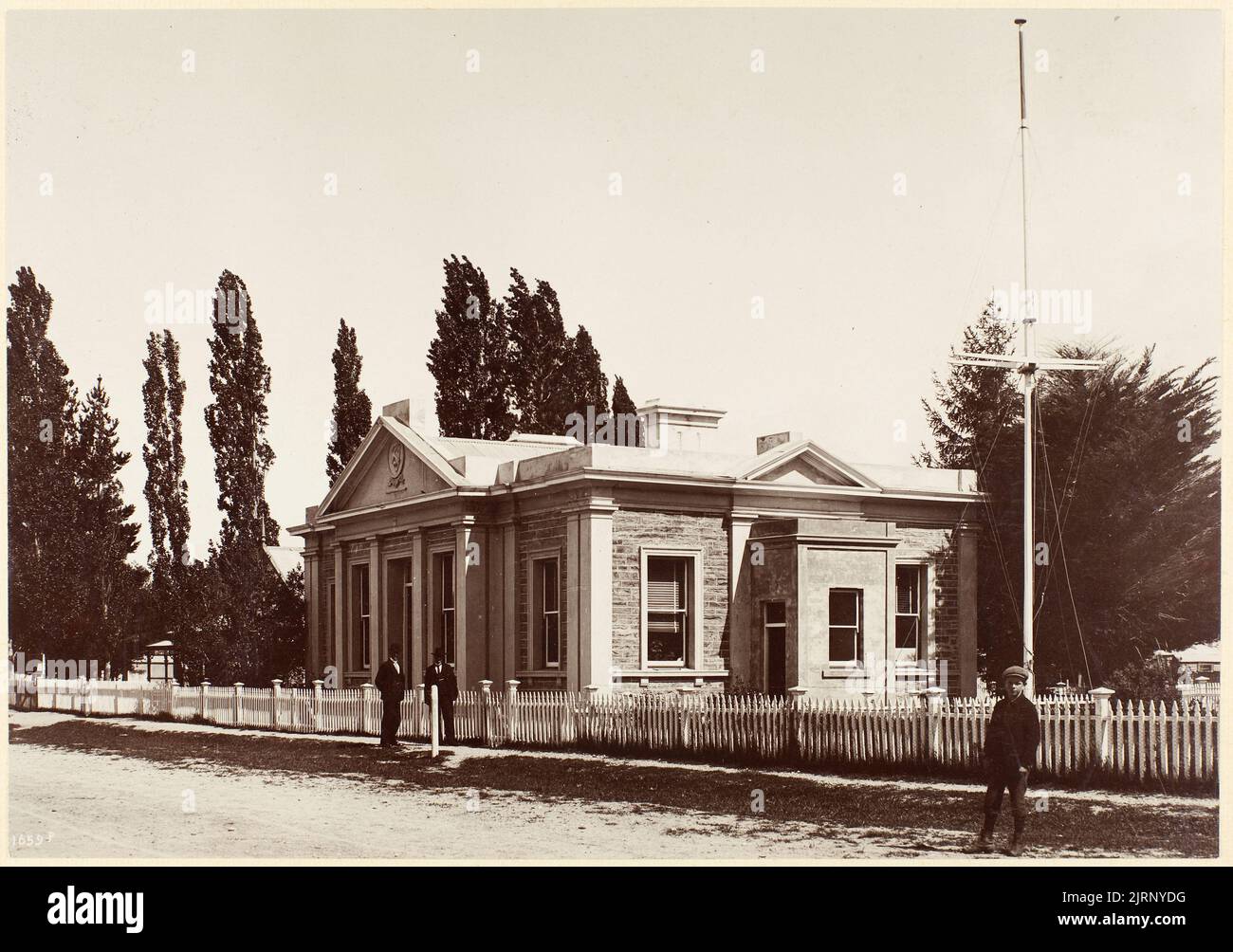 Post Office Clyde, 18701880s, Clyde, by Burton Brothers Stock Photo