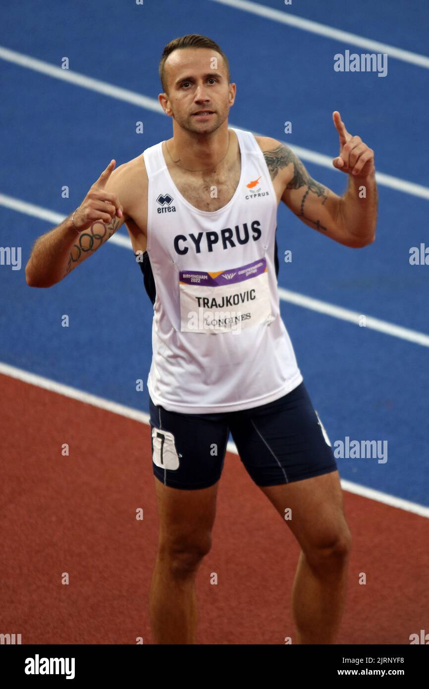 Milan TRAJKOVIC of Cyprus in the Men's 110m Hurdles at the 2022