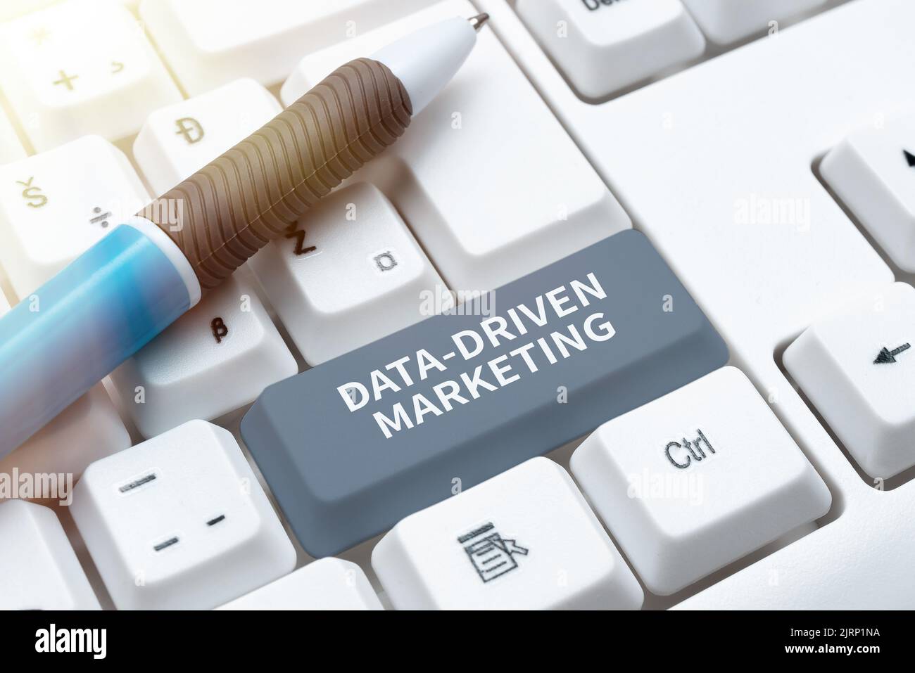 Text showing inspiration Data Driven Marketing. Business overview