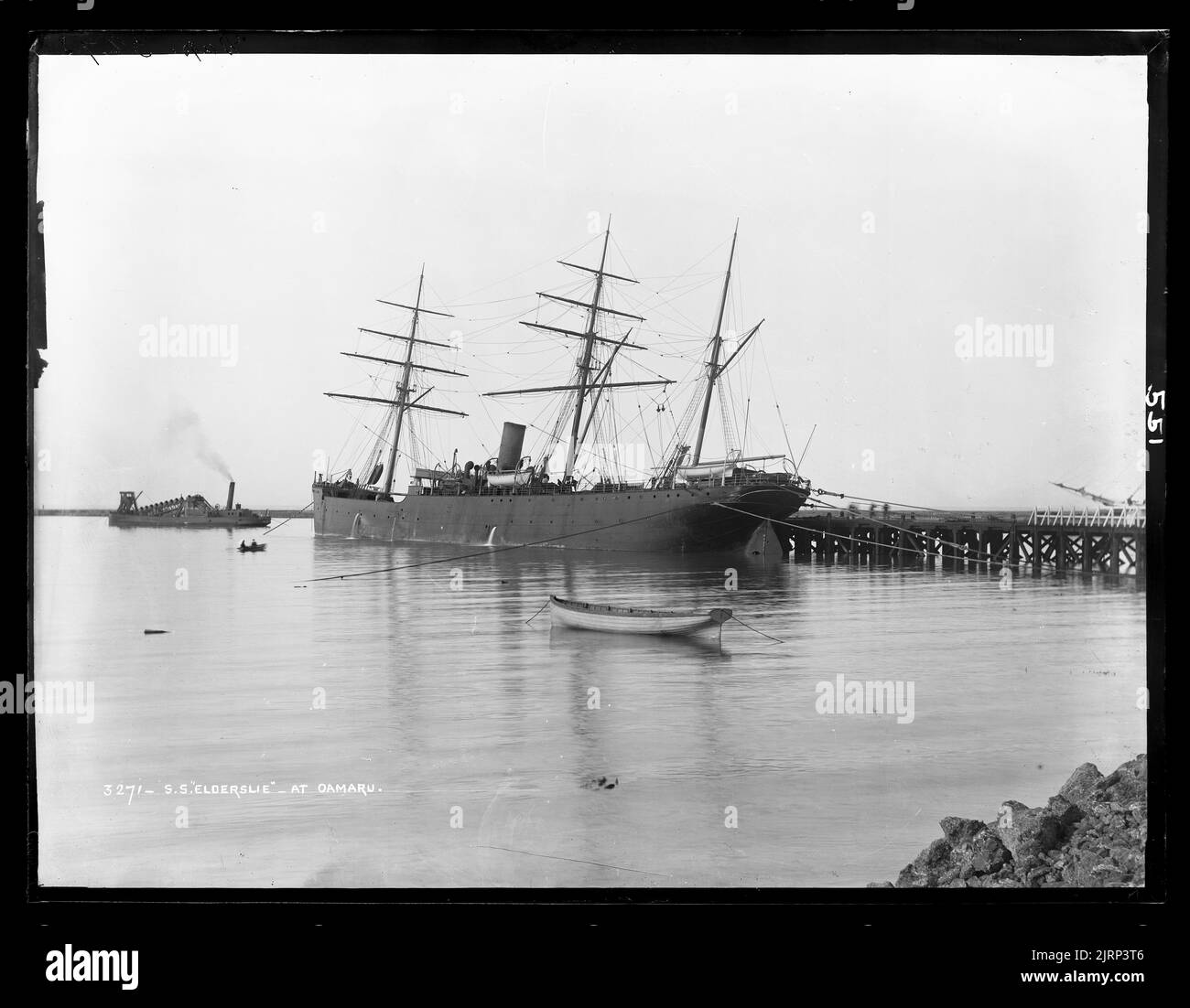S.S. "Elderslie" at Oamaru Stock Photo Alamy