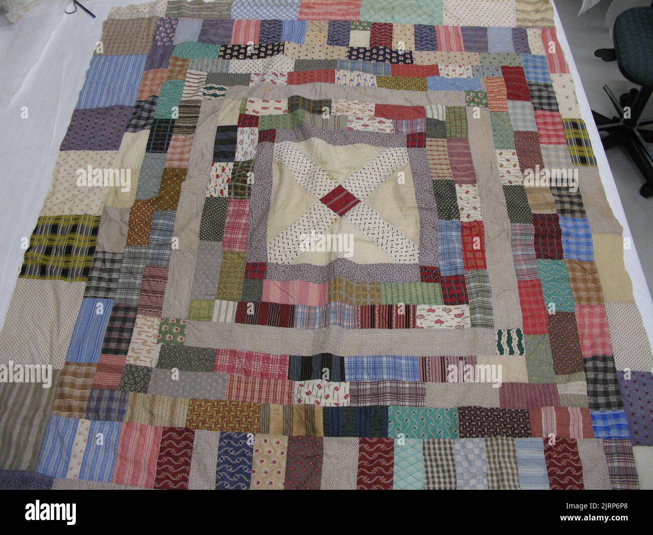 Quilt, 1800s, maker unknown. Acquisition history unknown Stock Photo