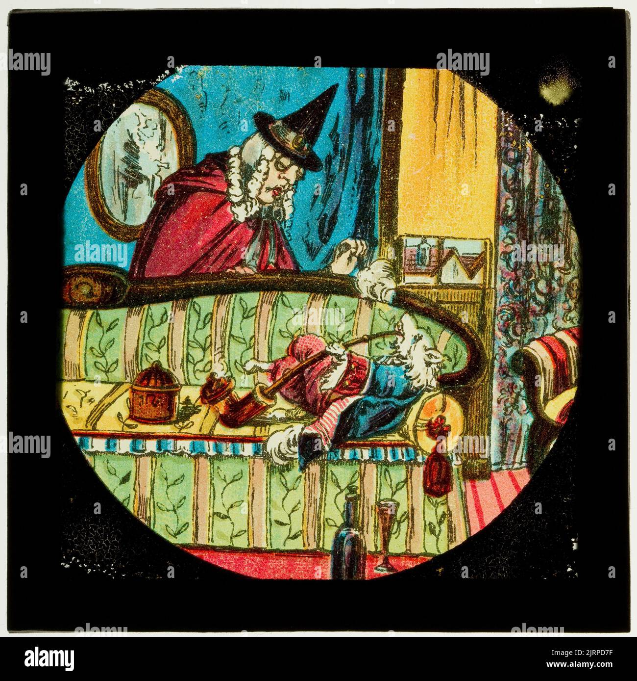 Mother Hubbard and Her Dog, circa 1900, maker unknown Stock Photo Alamy