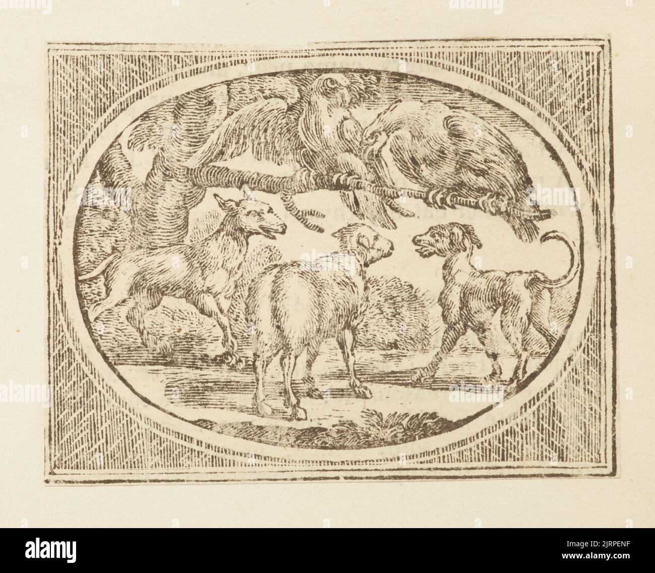 Wood engraving, England, by Thomas Bewick Stock Photo Alamy
