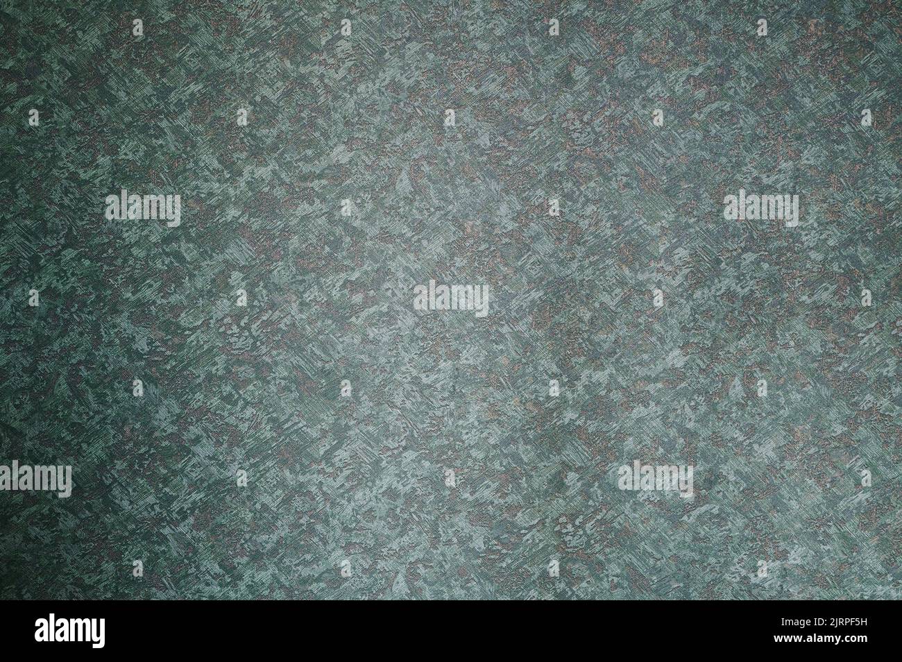 Abstract dark green velvet background close up view Stock Photo