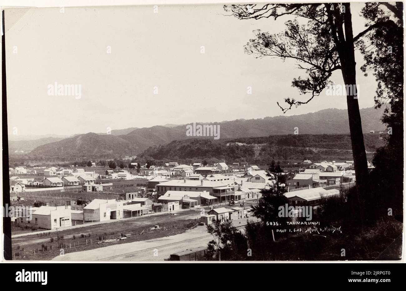 Taumarunui, Taumarunui, by Muir & Moodie Stock Photo Alamy