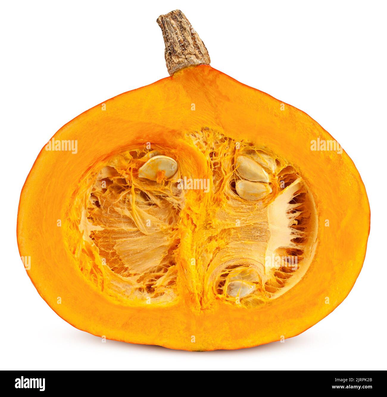 Pumpkin isolated on white background, clipping path, full depth of field Stock Photo