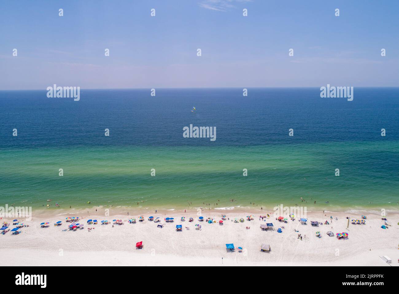 Gulf Shores, Alabama Beaches in July Stock Photo Alamy