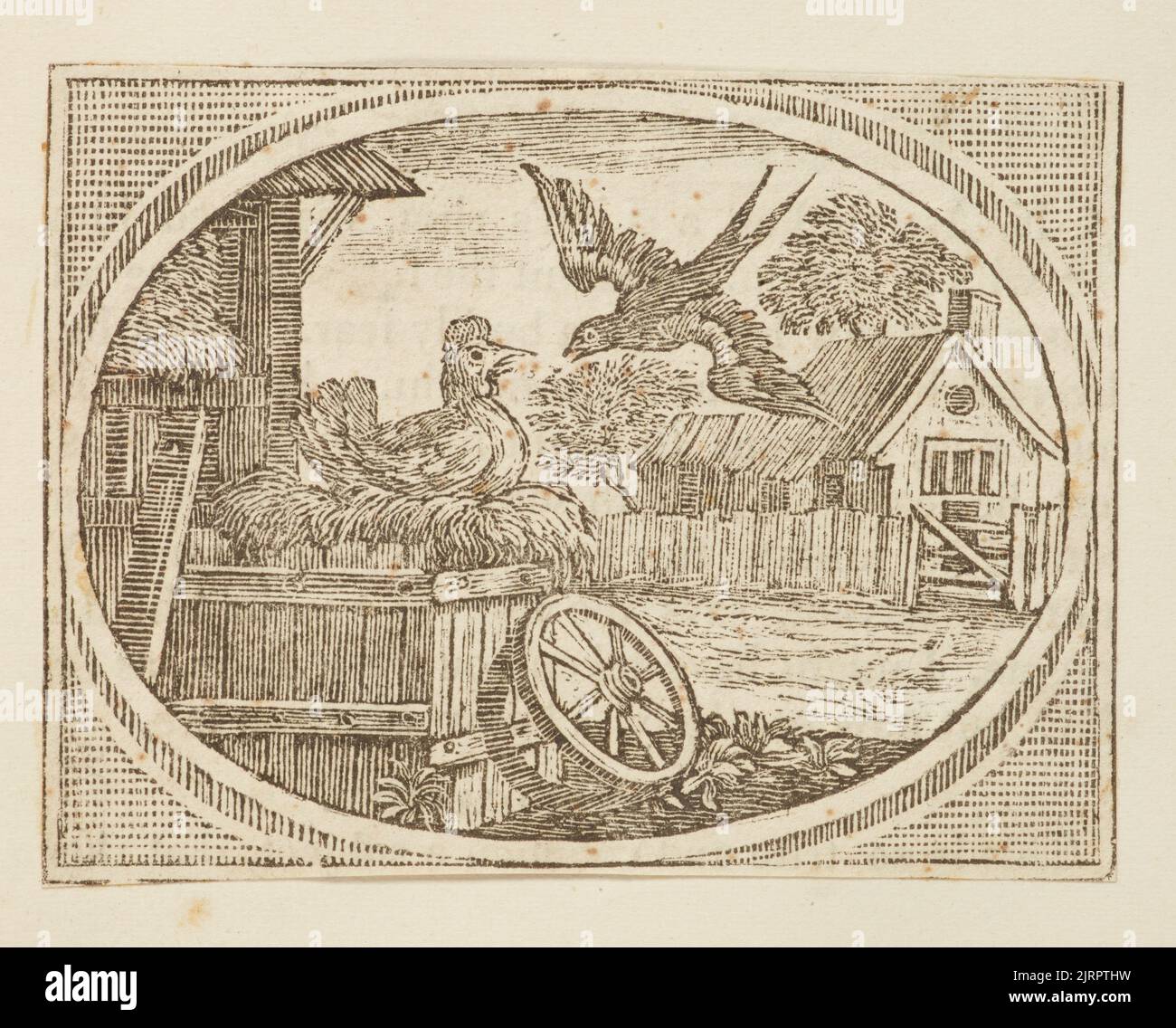 Wood engraving, England, by Thomas Bewick. Stock Photo