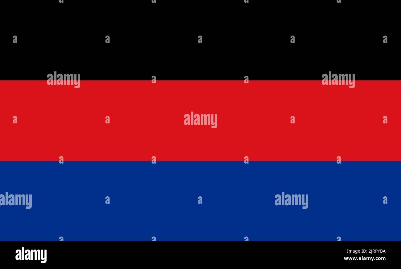 flag of Anglo Frisian peoples East Frisians. flag representing ethnic group or culture, regional authorities. no flagpole. Plane design, layout Stock Photo