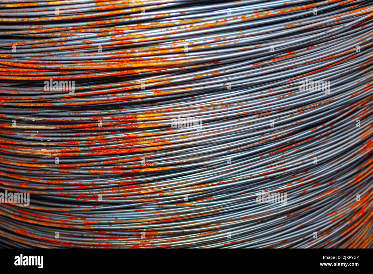 Stainless Steel Wire . Coil Steel Wire, For Industrial Stock Photo Alamy
