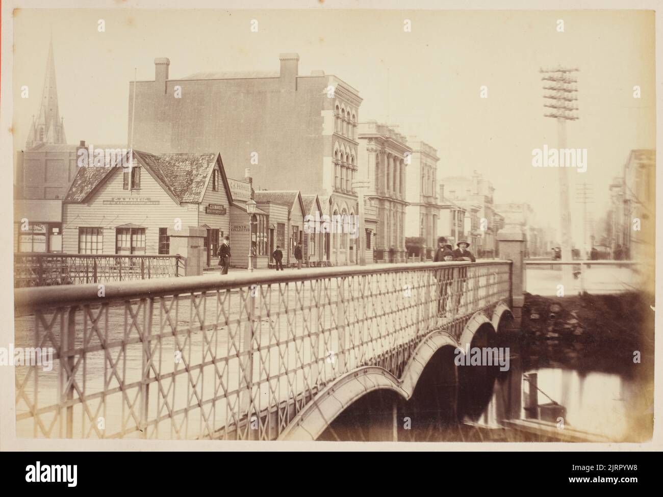 Christchurch. From the album Scenes of New Zealand, circa 1880