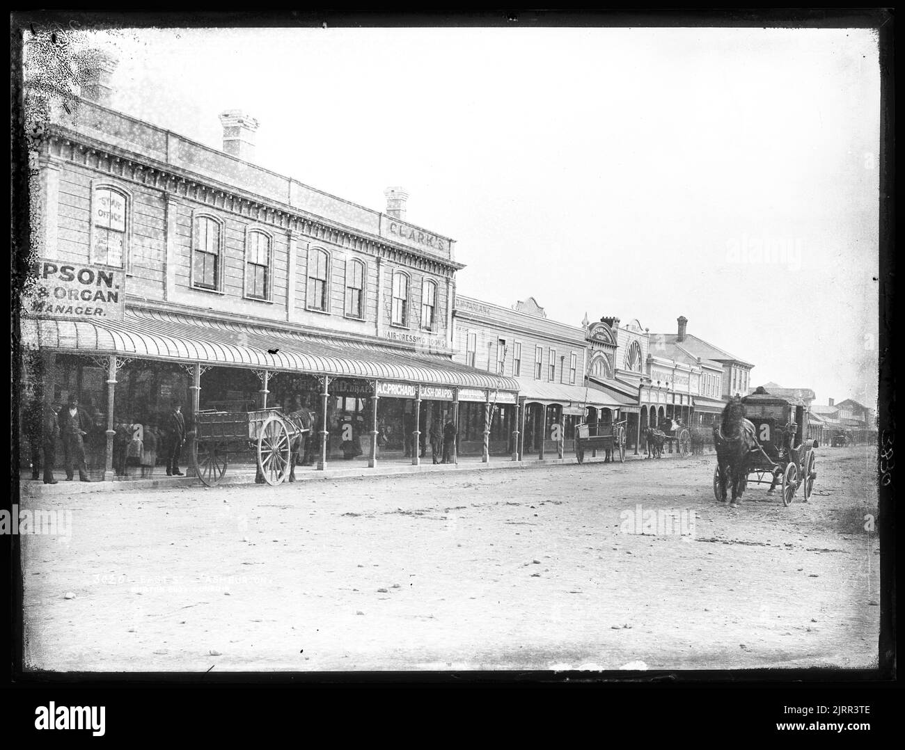 East Street, Ashburton, New Zealand, by Burton Brothers Stock Photo Alamy