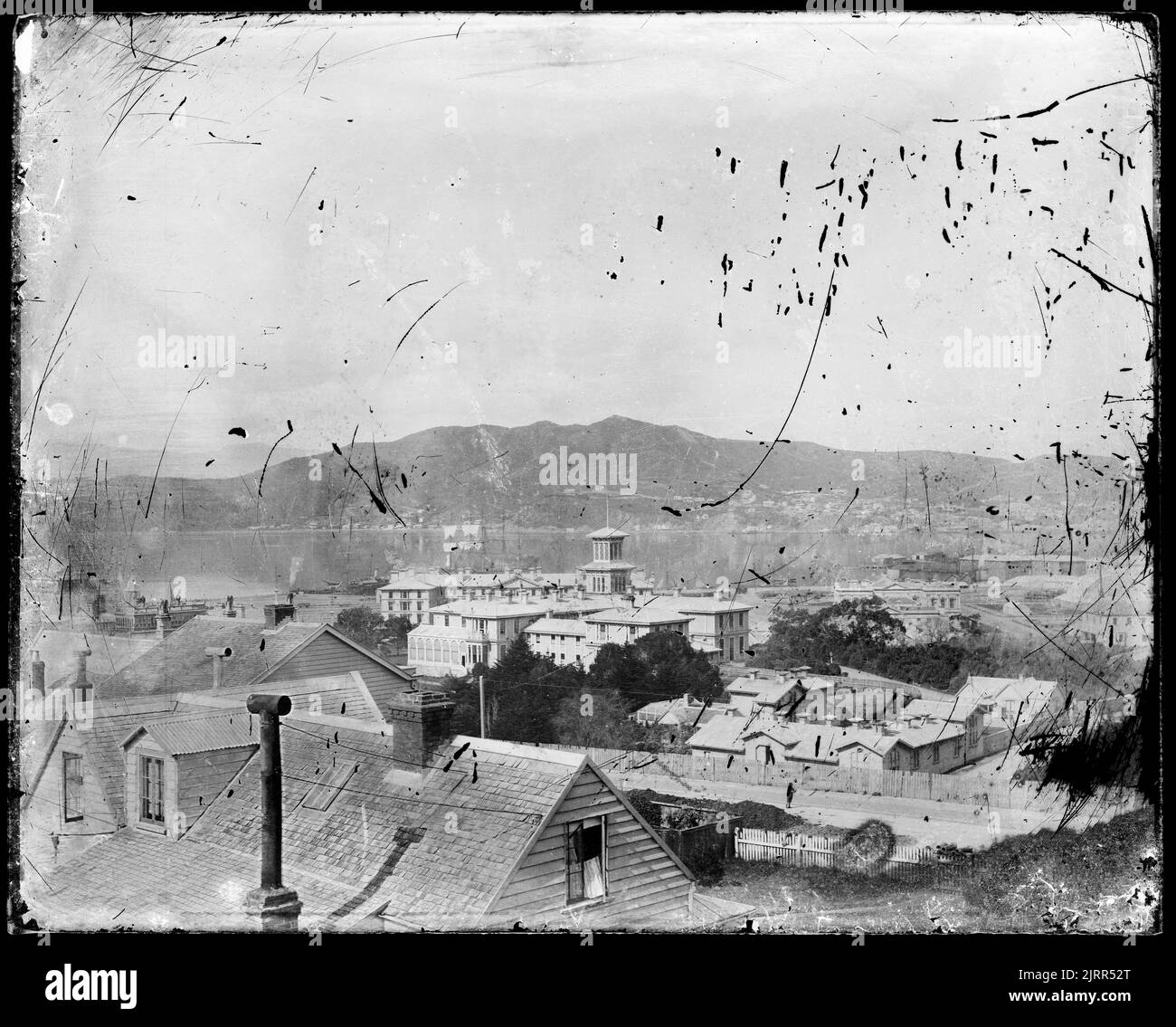 Wellington (from Selwyn Terrace), circa 1880, Wellington, by Arthur