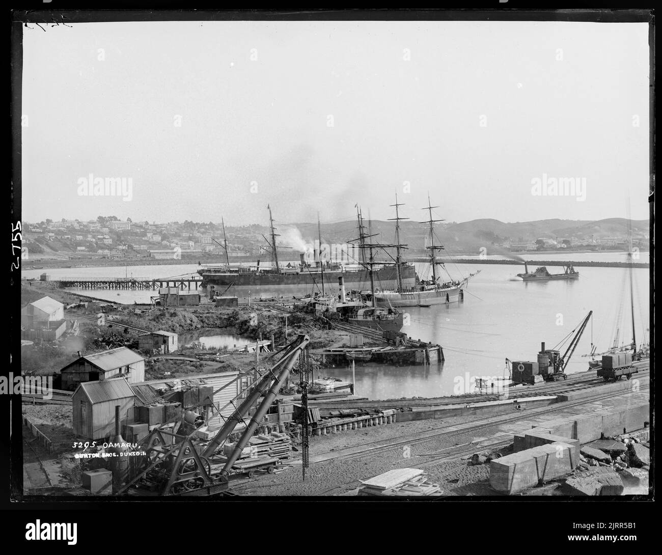 Oamaru, 1880s, Dunedin, by Burton Brothers Stock Photo Alamy