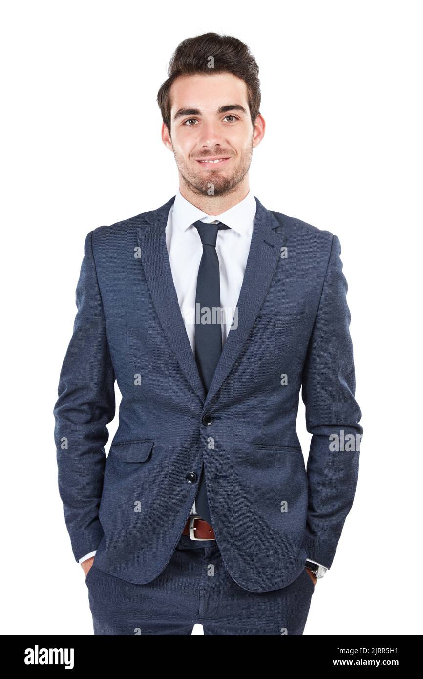 One Young Smiling Man, 20-29 Years Old, Wearing Hipster Suit, Standing,  Leaning To Building Column, Looking To Camera. Stock Photo, Picture and  Royalty Free Image. Image 113813763.