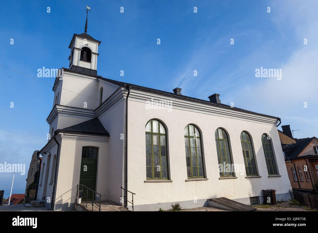 Methodist Church (Metodistkyrkan) Gotland, Sweden Stock Photo
