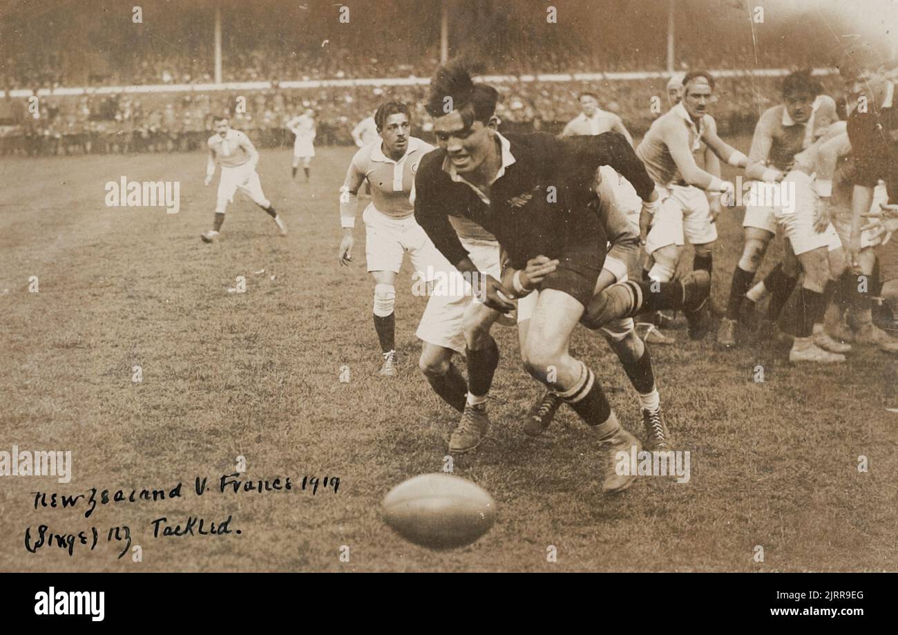 new-zealand-versus-france-1919-maker-unknown-stock-photo-alamy