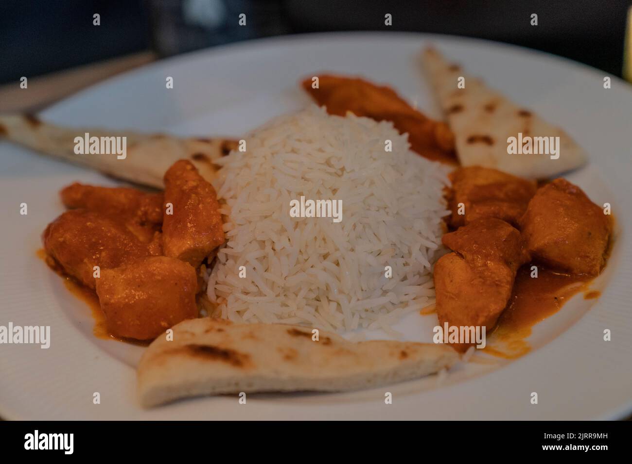 New Yokr, NY August 25, 2022 Chicken tikka by Curry Kitchen on