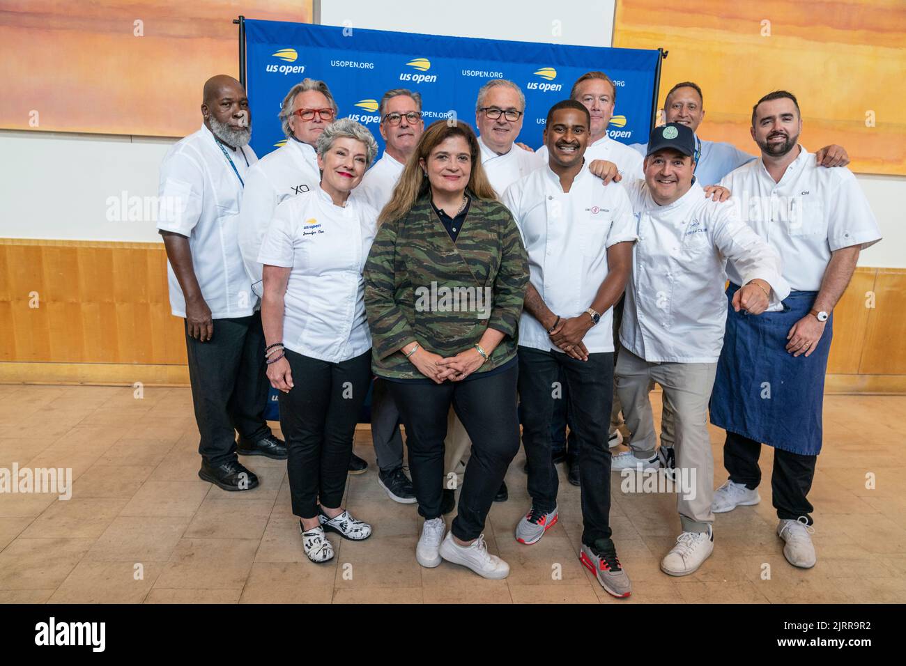 New Yokr, NY - August 25, 2022: Celebrity chefs attend 2022 US Open ...