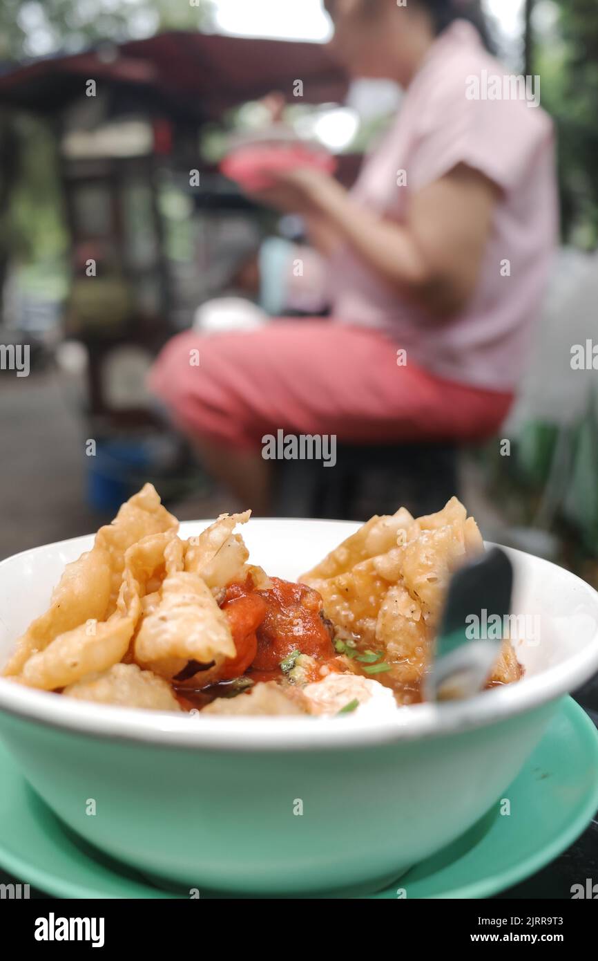 Tasty Indonesian street food Stock Photo - Alamy
