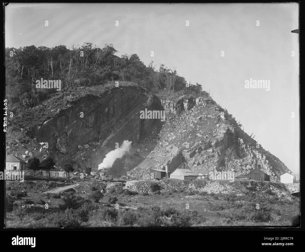 Greymouth Harbour Board Quarry Stock Photo Alamy